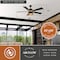 Vaxcel Scottsdale Black and Gold Mid-Century Modern 52-in. Ceiling Fan with LED Light Kit and Remote F0126 - alternate 5